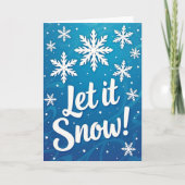 Let It Snow Card Kaart (Voorkant)