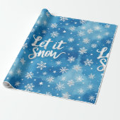 Let It Snow, Christmas, Author Natasha Us Cadeaupapier (Uitgerold)