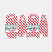 Let it Snow Christmas Village Favor Boxes Bedankdoosjes (Uitgevouwen)