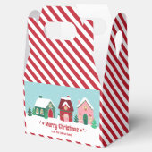 Let it Snow Christmas Village Favor Boxes Bedankdoosjes (Geopend)