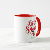 Let It Snow Coffee Mug (11oz) Mok (Voorkant rechts)