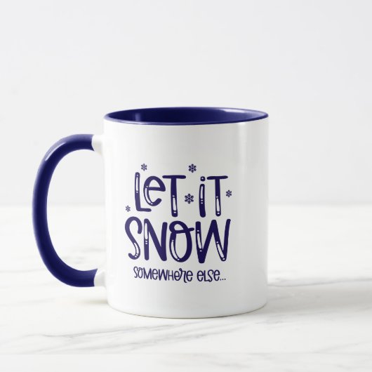 Let it Snow Coffee Mug Mok (Links)
