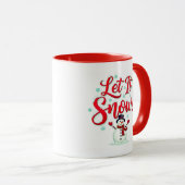 Let It Snow! Festive Coffee Mug Mok (Voorkant rechts)