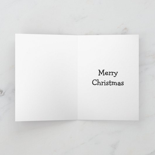 Let It Snow… - Funny Polar Bear Christmas Card Kaart (Binnen)
