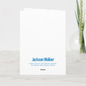 Let It Snow (Globe) Greeting Card Kaart (Achterkant)