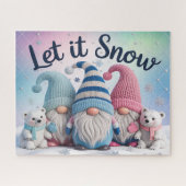 Let It Snow Gnomes Puzzle Legpuzzel (Horizontaal)