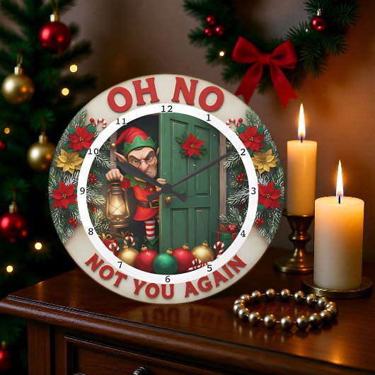 Let It Snow Happy Holidays Grote Klok