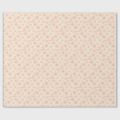 Let It Snow Holiday Wrapping Paper - Pink Cadeaupapier (Vlak)