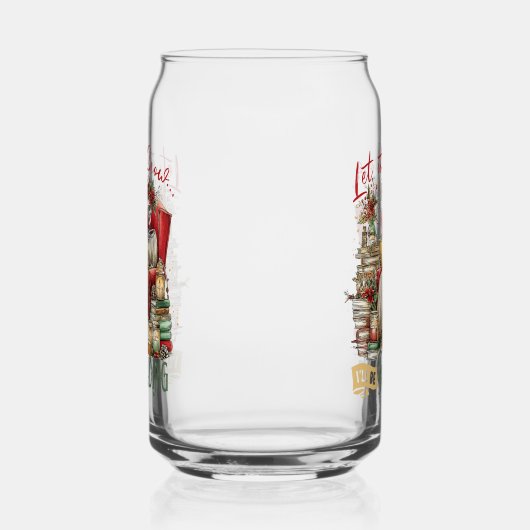 Let It Snow I'll Be Reading Blikvorm Glas (Links)