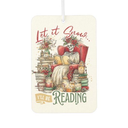 Let It Snow I'll Be Reading  Luchtverfrisser (Voorkant)