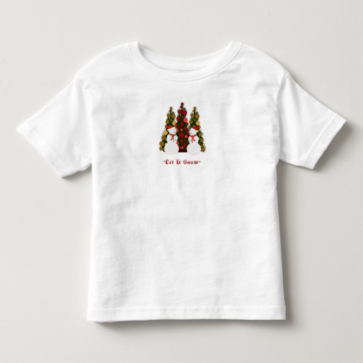 Let It Snow KidsSweatshirt Kinder Shirts (Voorkant)