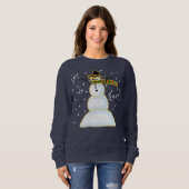 Let It Snow-man Christmas Sweatshirt (Voorkant volledig)