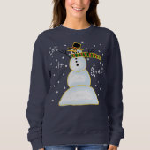 Let It Snow-man Christmas Sweatshirt (Voorkant)