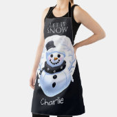 Let it Snow Man/Snowy/All-Over Print Schort (Insitu)
