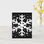 Let It Snow One Big Snowflake T Shirt  Kaart (Gele Bloem)