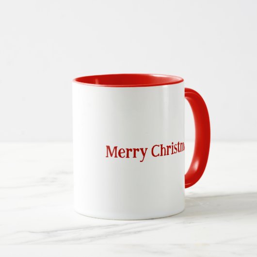 Let It Snow Red Truck Christmas Holiday Mok (Voorkant rechts)