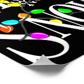 Let It Snow Somewhere Else Funny Christmas Poster (Hoek)