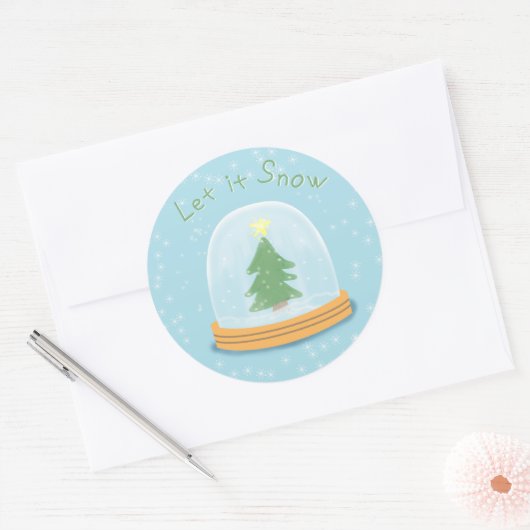 Let it snow stickers (Envelop)