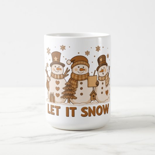 Let It Snow Trio Sneeuwman Koffiemok (Center)