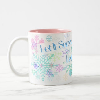 Let It Snow! Tweekleurige Koffiemok
