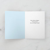 Let It Snow! Watercolor Winter Berries Greeting Kaart (Binnen)