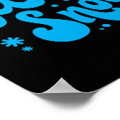 Let It Snow Winter Design T Shirt Poster (Hoek)