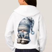 Let It Snow Winter Gnome Kinder trui Hoodie (Achterkant)