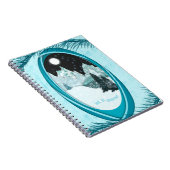 Let It Snow Winter Poker Cards Snowy Mountains Notitieboek (Rechterzijde)