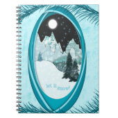 Let It Snow Winter Poker Cards Snowy Mountains Notitieboek (Voorkant)