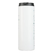 Let it snow Xmas Christmas tree  Thermosbeker (Achterkant)