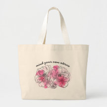 let je eigen baarmoeder met rust (roze bloemen)