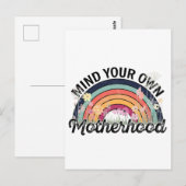 Let Je Moederdag Met Rust, Moederdag Cadeaus, 1/2 Briefkaart (Voorkant / Achterkant)