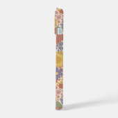 Let Joy Bloom – Editable Text Floral Phone Case iPhone 15 Case (Linkerkant)