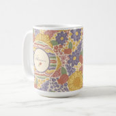 Let Joy Bloom – Floral Inspirational Coffee Mug Koffiemok (Voorkant links)