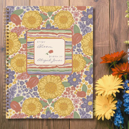 Let Joy Bloom – Personalized Floral Journal Notitieboek