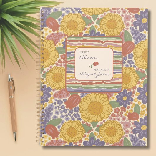 Let Joy Bloom – Personalized Floral Planner