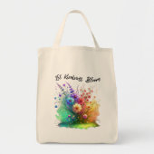 Let Kindness Bloom Floral Tote Bag (Voorkant)