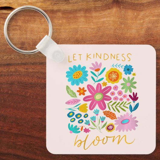 Let Kindness Bloom. Keychain (Voorkant)