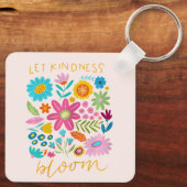 Let Kindness Bloom. Keychain (Achterkant)