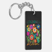 Let kindness bloom sleutelhanger (Voorkant Links)