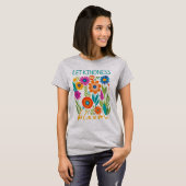 Let kindness bloom.  t-shirt (Voorkant volledig)