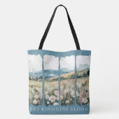 Let Kindness Bloom. Tote Bag (Achterkant)