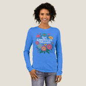 Let kindness bloom.  Tri-Blend shirt (Voorkant)