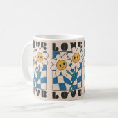 Let love bloom koffiemok (Voorkant links)