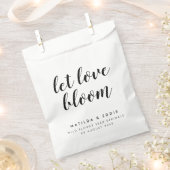 Let Love Bloom | Minimale weduwenbloemen Bedankzakje (Geknipt)