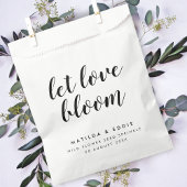 Let Love Bloom | Minimale weduwenbloemen Bedankzakje