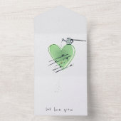 let love grow all in one uitnodiging (Binnen)