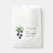 Let Love Grow | BlackBerry Seed Bruiloft Favor Bag Bedankzakje (Voorkant)