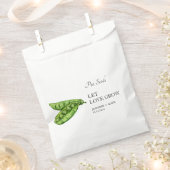 Let Love Grow | Erwtenzaad Bruiloft Favor Bag Bedankzakje (Geknipt)