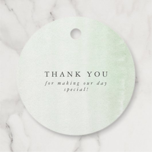 Let Love Grow Gold Greenery Elegant Wedding Bedankjes Labels (Achterkant)